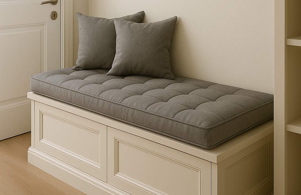 Изготовление подушек-матрасов в прихожую на заказ Изготовление подушек-матрасов в прихожую на заказ